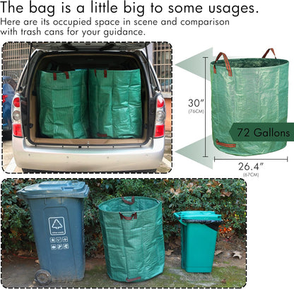 Gardzen 72-gallon yard waste bags - image 5