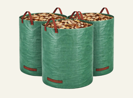 Gardzen 72-Gallon Reusable Yard Waste Bags — Heavy-Duty, Collapsible, Self-Standing